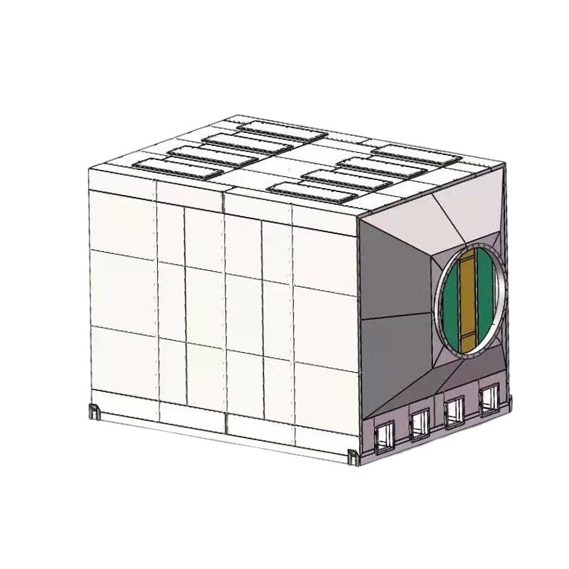 Konstrukcja do załadunku i rozładunku z góry. Skrzynia adsorpcyjna z węglem aktywnym ze stali nierdzewnej 304