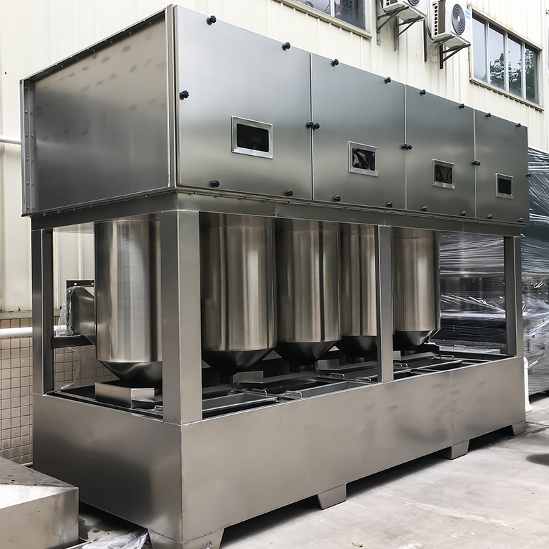 Hybrydowa wieża natryskowa cyklonowa