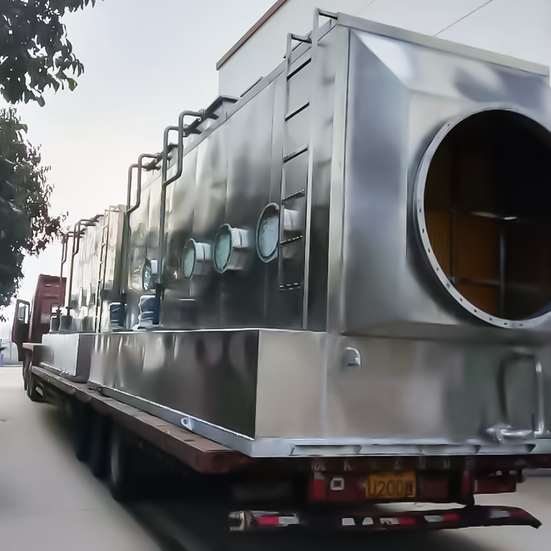 Pozioma wieża płucząca ze stali nierdzewnej 304