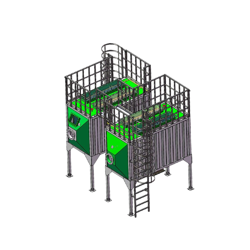 Ładowana od góry i ładowana od dołu skrzynia adsorpcyjna ze stali węglowej z węglem aktywnym